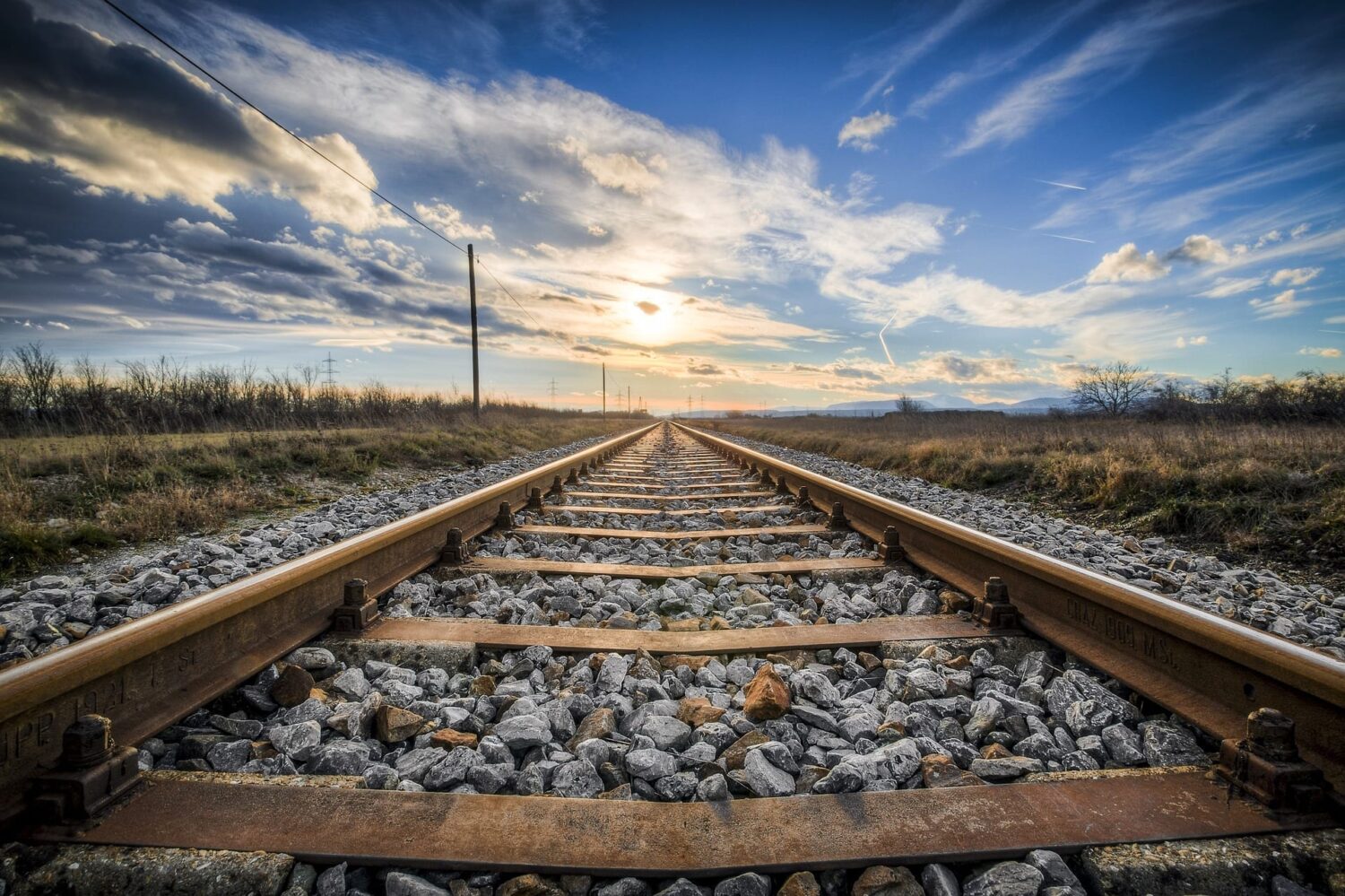 railroad-tracks-sun